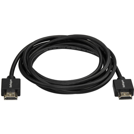 StarTech.com 6.6ft (2m) Slim HDMI 2.0 Cable, 4K 60Hz High Speed HDMI Cable w/ Ethernet, HDR10, HDMI Cord, M/M Gripping Connectors