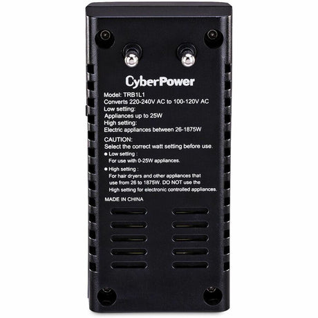 CyberPower TRB1L1 International Travel Adapter - VAC with USB