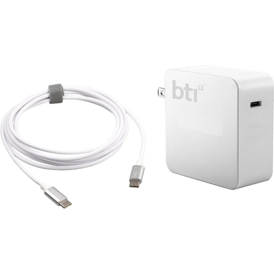 BTI MNF72LL/A-BTI 60W TYPE-C AC DAPTER MNF72LL/A, 40AK0065WW MACBOOK PRO 13-INCH 2017 2 THUNDERBOLT, MLH12LL/A, MNQF2LL/A, MPXQ2LL/A, MPXV2LL/A, MLL42LL/A, MNQG2LL/A, MPXR2LL/A, MPXW2LL/A, MLUQ2LL/A, MPDK2LL/A, MPXT2LL/A, MPXX2LL/A, MLVP2LL/A, MPDL2LL/A,