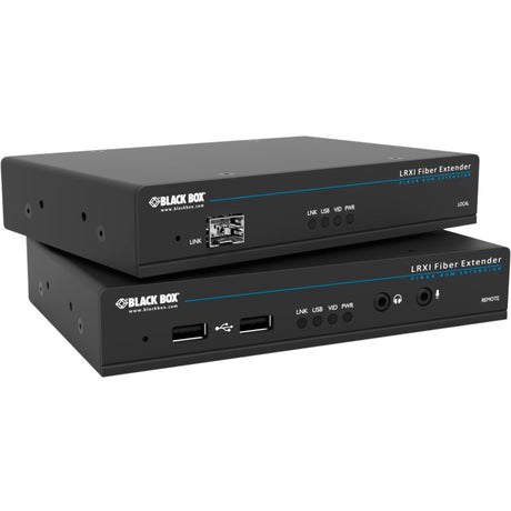 Black Box LRXI KVM Extender - DVI-D, USB 2.0, Single Access, Multimode Fiber