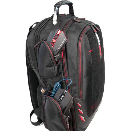 Mobile Edge Core Carrying Case (Backpack) for 17.3" Apple iPad Notebook - Black, Red