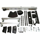 StarTech.com TV Cart - For 32" to 75" Displays - AV Cart - Height Adjustable - Lockable Wheels - Flat Screen TV Cart - Media Cart on Wheels