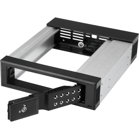 StarTech.com 5.25 to 3.5 Hard Drive Hot Swap Bay - Trayless - Aluminum - For 3.5" SATA/SAS Drives - Front Mount - SAS/ SATA Backplane