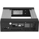 StarTech.com 5.25 to 3.5 Hard Drive Hot Swap Bay - Trayless - Aluminum - For 3.5" SATA/SAS Drives - Front Mount - SAS/ SATA Backplane