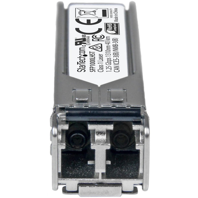 StarTech.com MSA Uncoded SFP Module - 1000BASE-LH - 1GE Gigabit Ethernet SFP 1GbE Single Mode Fiber (SMF) Optic Transceiver - 40km DDM