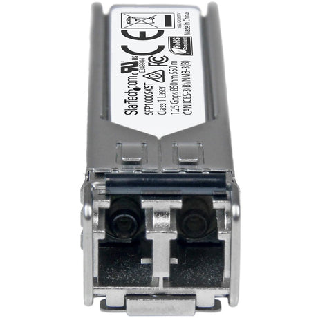 StarTech.com MSA Uncoded SFP Module - 1000BASE-SX - 1GE Gigabit Ethernet SFP 1GbE Multi Mode Fiber (MMF) Optic Transceiver - 550m DDM