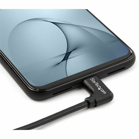 StarTech.com 1m 3 ft Right Angle USB-C Cable M/M - USB 2.0 - USB Type C Cable - 90 degree USB-C Cable - USB C to USB C Cable - USB-C Charge Cable