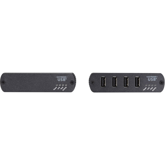 Black Box USB 2.0 Extender - Multimode Fiber, 4-Port