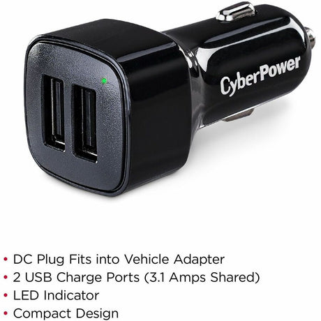 CyberPower TR22U3A USB Charger with 2 Type A Ports