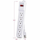 6FT CSB606W SURGE PROTECTOR CRD