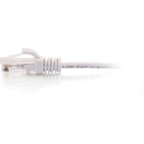 C2G 10ft Cat6 Snagless Unshielded (UTP) Slim Ethernet Cable - Cat6 Network Patch Cable - PoE - White