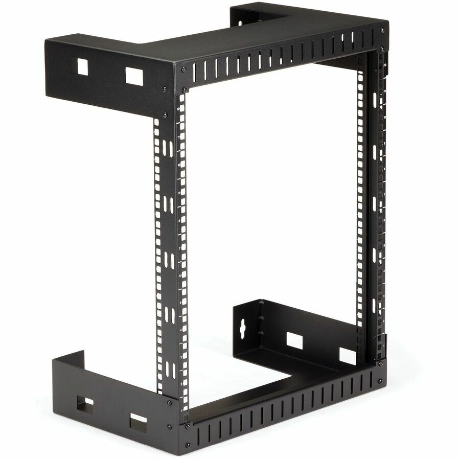 StarTech.com 2-Post 12U Heavy-Duty Wall-Mount Network Rack, 19" Open Frame Server Rack for Computer Equipment, Wall Mount Data Rack~