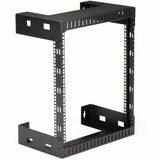 StarTech.com 2-Post 12U Heavy-Duty Wall-Mount Network Rack, 19" Open Frame Server Rack for Computer Equipment, Wall Mount Data Rack~