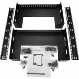 StarTech.com 2-Post 12U Heavy-Duty Wall-Mount Network Rack, 19" Open Frame Server Rack for Computer Equipment, Wall Mount Data Rack~