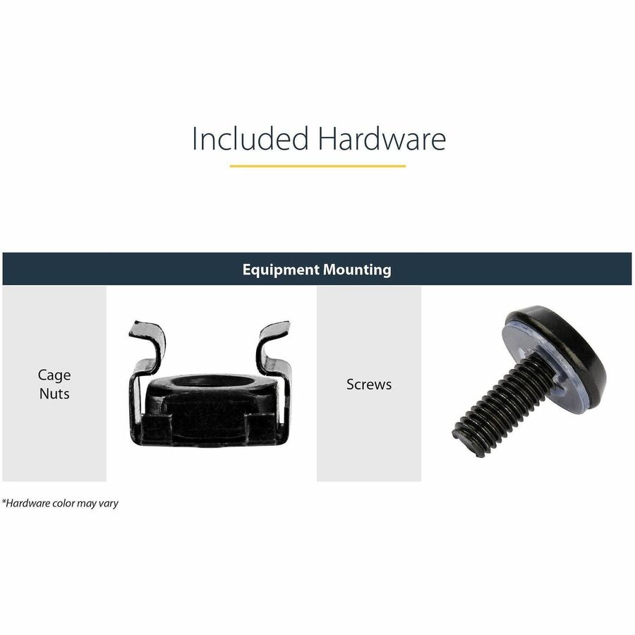 StarTech.com 2-Post 12U Heavy-Duty Wall Mount Network Rack, 19" Open Frame Server Rack with Adjustable Depth, Data Rack for IT Equipment~