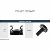 StarTech.com 2-Post 12U Heavy-Duty Wall Mount Network Rack, 19" Open Frame Server Rack with Adjustable Depth, Data Rack for IT Equipment~