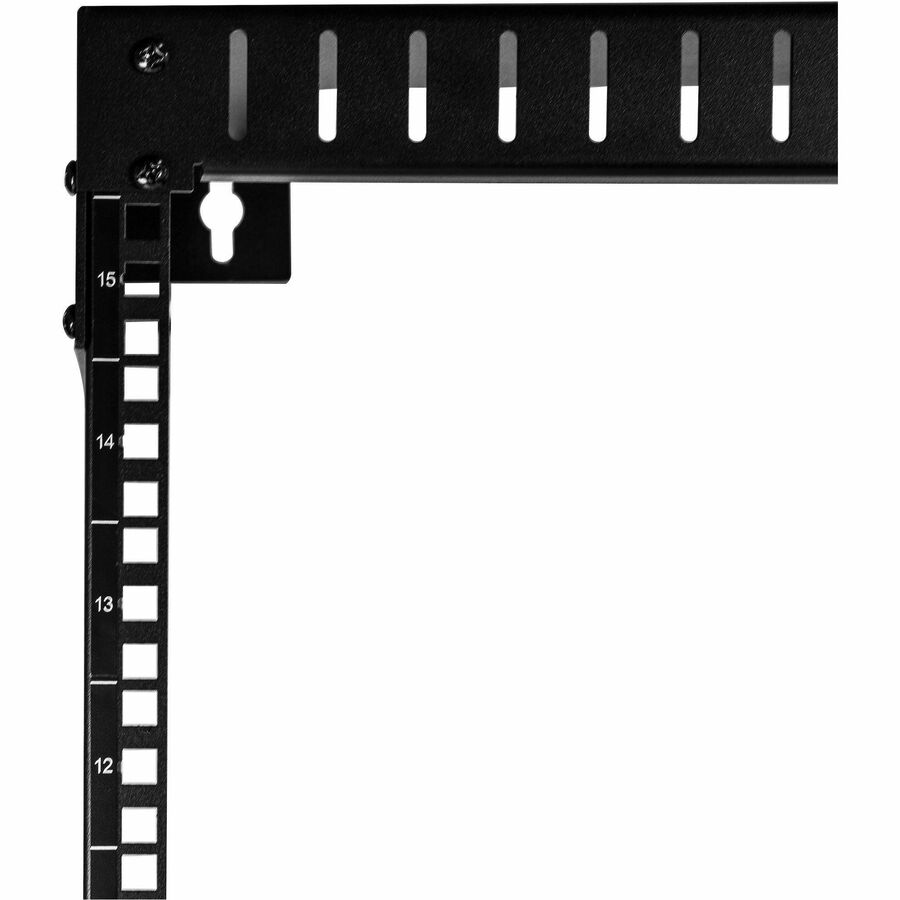 StarTech.com 2-Post 15U Heavy-Duty Wall-Mount Network Rack, 19" Open Frame Server Rack for Computer Equipment, Wall Mount Data Rack~