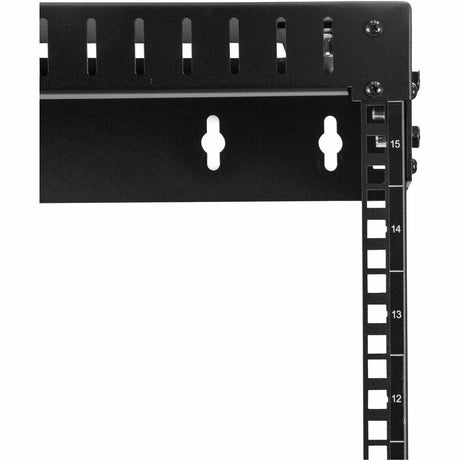 StarTech.com 2-Post 15U Heavy-Duty Wall Mount Network Rack, 19" Open Frame Server Rack with Adjustable Depth, Data Rack for IT Equipment~