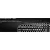 Adesso WKB-1330CB 2.4 GHz Wireless Desktop Keyboard and Mouse Combo