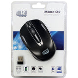 WRLS OPTICAL WHEEL MOUSE BLK