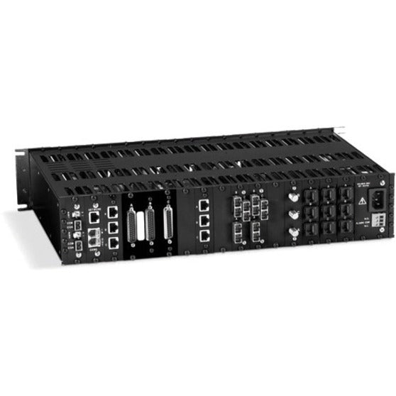 Black Box Pro Switching Gang Switch Chassis - 2U, 18-Card