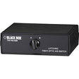 Black Box Fiber Optic A/B Desktop Switch - Latching with SC Single-Mode Connectors