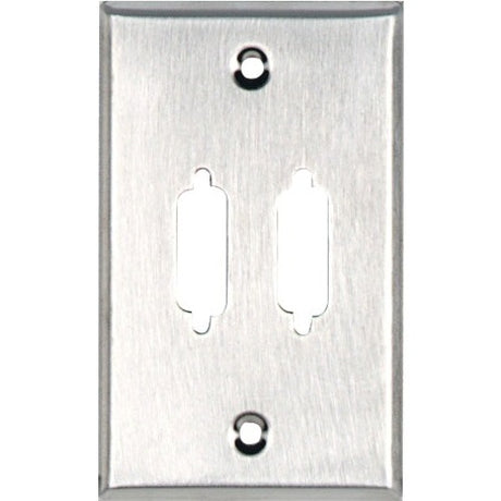 Black Box Wallplate - DB15, Single-Gang