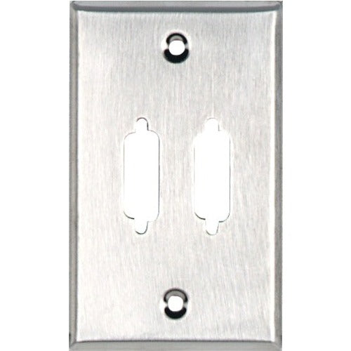 Black Box Wallplate - DB15, Single-Gang