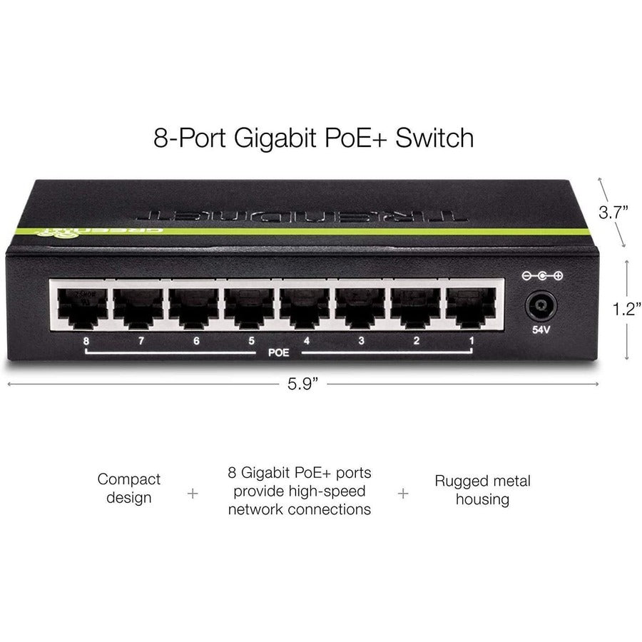 8Port Gigabit PoE Switch