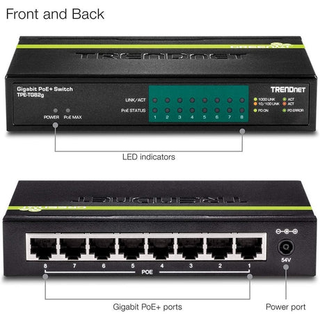 8Port Gigabit PoE Switch