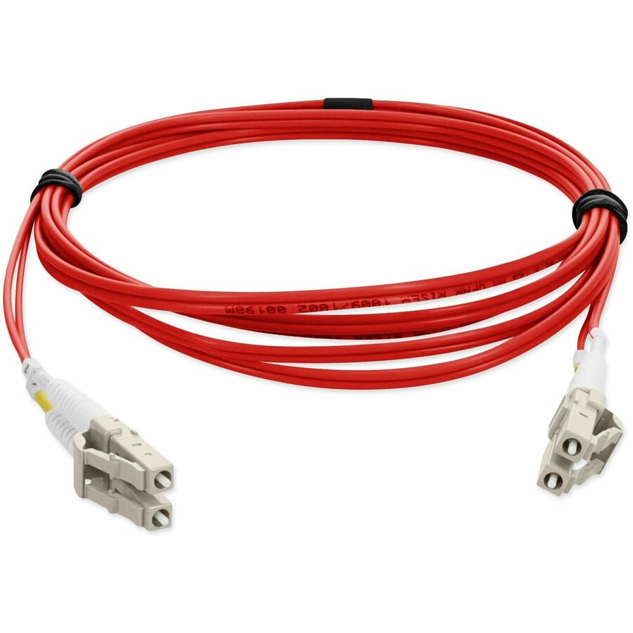 AddOn 5m LC (Male) to LC (Male) Red OM1 Duplex Fiber OFNR (Riser-Rated) Patch Cable