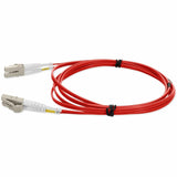 AddOn 5m LC (Male) to LC (Male) Red OM1 Duplex Fiber OFNR (Riser-Rated) Patch Cable