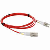 AddOn 5m LC (Male) to LC (Male) Red OM1 Duplex Fiber OFNR (Riser-Rated) Patch Cable