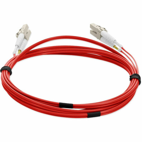 AddOn 5m LC (Male) to LC (Male) Red OM1 Duplex Fiber OFNR (Riser-Rated) Patch Cable
