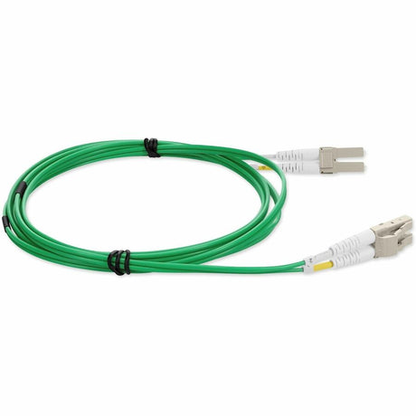 AddOn 3m LC (Male) to LC (Male) Green OM1 Duplex Fiber OFNR (Riser-Rated) Patch Cable