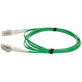 AddOn 3m LC (Male) to LC (Male) Green OM1 Duplex Fiber OFNR (Riser-Rated) Patch Cable