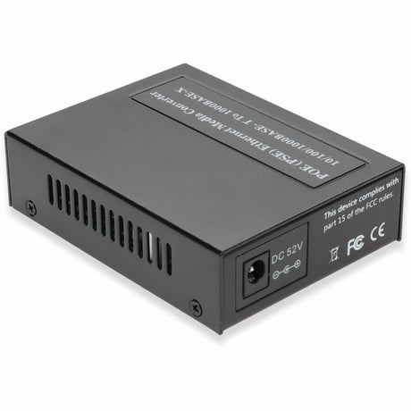 AddOn 10/100/1000Base-TX(RJ-45) x2 to 1 Open SFP Port POE (15W) Media Converter
