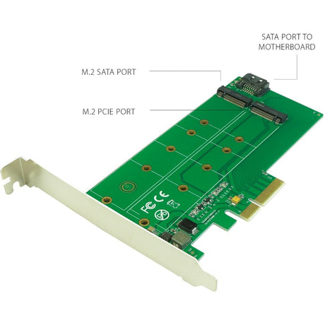 PCIE M.2 PCIE AND SATA ADAPTER