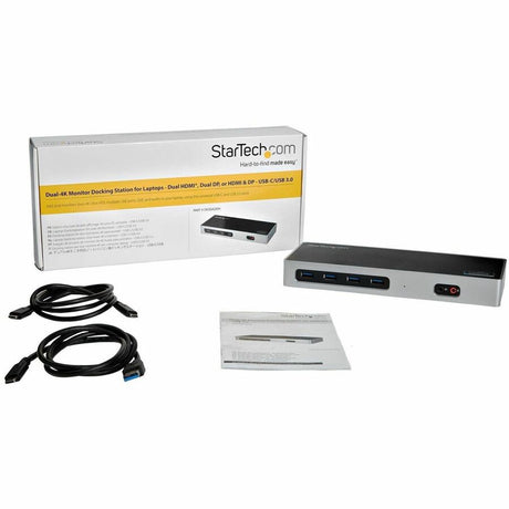 StarTech.com USB-C / USB 3.0 Docking Station - Compatible with Windows / macOS - Supports 4K Ultra HD Dual Monitors - USB-C - Six USB Type-A Ports - DK30A2DH