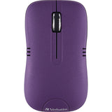 Verbatim Wireless Notebook Optical Mouse, Commuter Series - Matte Purple
