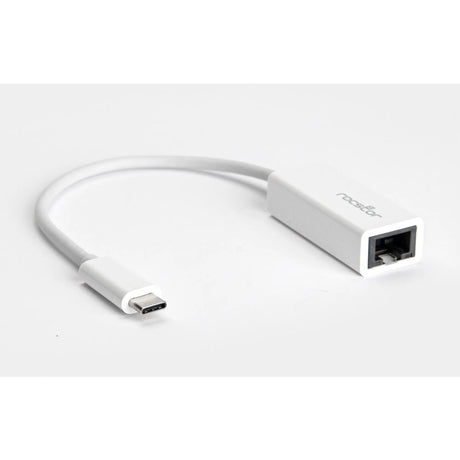 Rocstor Premium USB-C to Gigabit Network Adapter - USB Type-C to Gigabit Ethernet 10/100/1000 Adapter - Supports PXE Boot, Wake-On-Lan - Compatible with Mac & PC-Plug & Play (No Drivers Needed) - White - USB 3.1 - 1 Port(s) - 1 - Twisted Pair WITH NATIVE