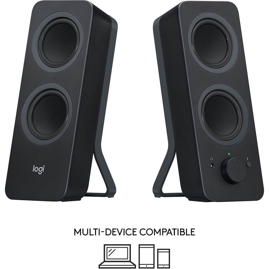 Logitech Z207 Bluetooth Speaker System - 5 W RMS - Black