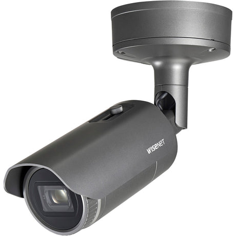Wisenet XNO-6120R 2 Megapixel Indoor/Outdoor Full HD Network Camera - Color - Bullet - Dark Gray