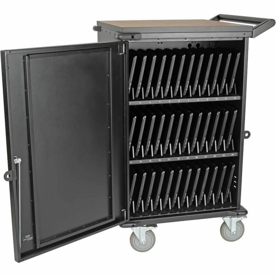 Eaton Tripp Lite Series Multi-Device Charging Cart, 36 AC Outlets, Chromebooks and Laptops, 230V, Schuko Black