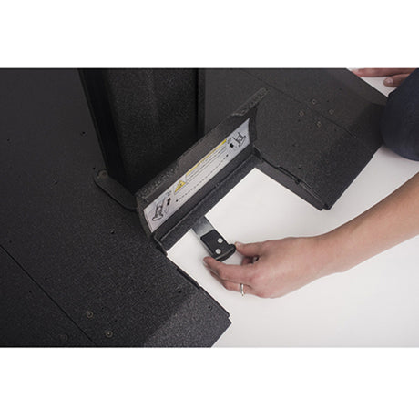 Chief Portable 42-86" Flat Panel Stand - Landscape & Portrait - Black