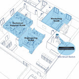 TRENDnet 52-Port Gigabit Web Smart Switch, 48 Gigabit RJ-45 Ports, 4 Shared Gigabit Ports (RJ-45 or SFP), 104 Gbps Switching Capacity, VLAN, QoS, LACP, IPv6, Lifetime Protection, Black, TEG-524WS