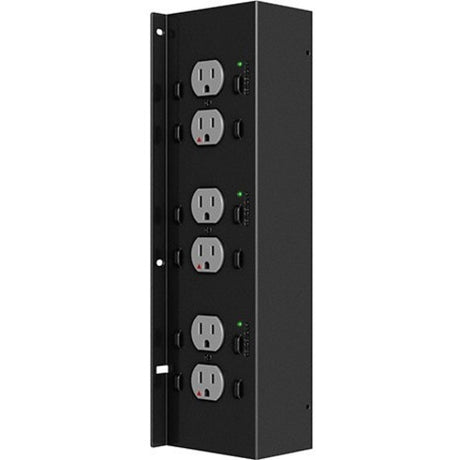 Chief Proximity In-Wall Box 6 Outlet Power Kit - Black