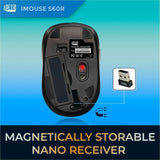 Adesso iMouse S60R - 2.4 GHz Wireless Programmable Nano Mouse