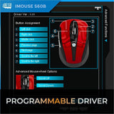 Adesso iMouse S60B 2.4 GHz Wireless Programmable Nano Mouse
