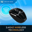 Adesso iMouse S60B 2.4 GHz Wireless Programmable Nano Mouse